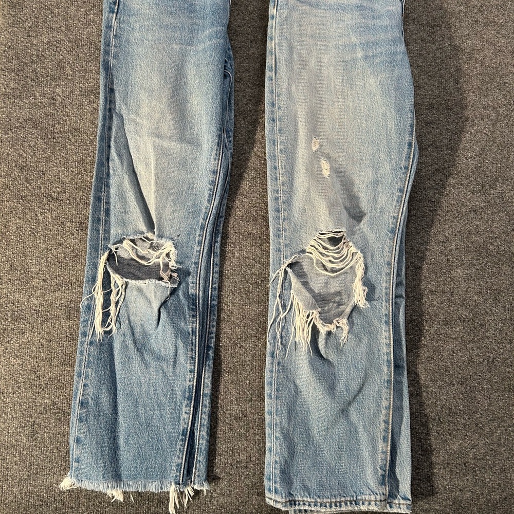 LOT OF TWO PAIRS! Levis‎ Wedgie Straight Leg Distressed Jeans. Size 26